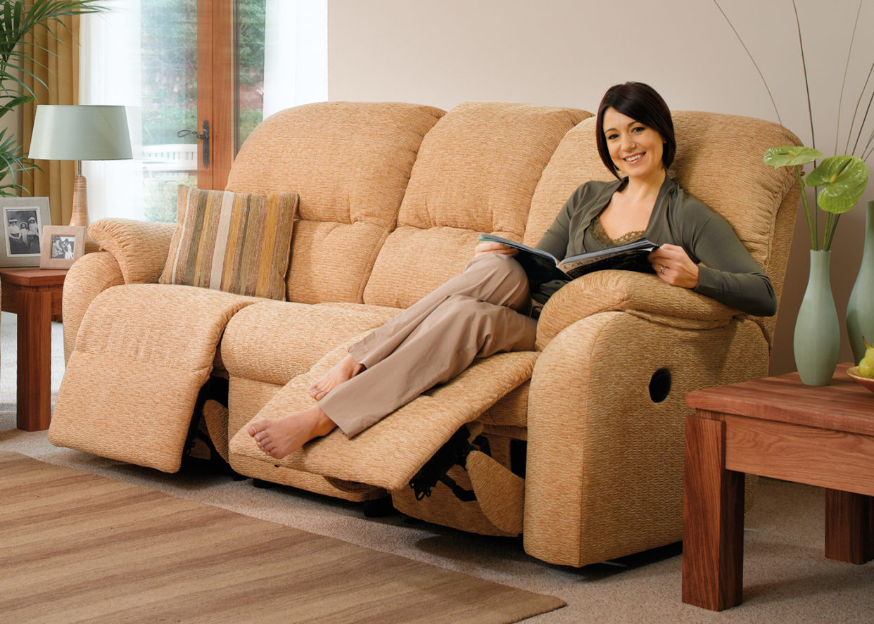 G Plan Mistral 3 seater recliner sofa