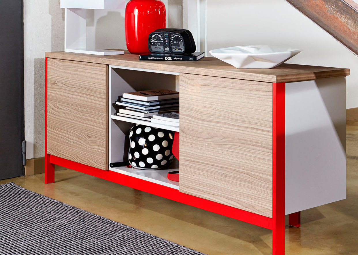 Calligaris Factory Sideboard open compartment