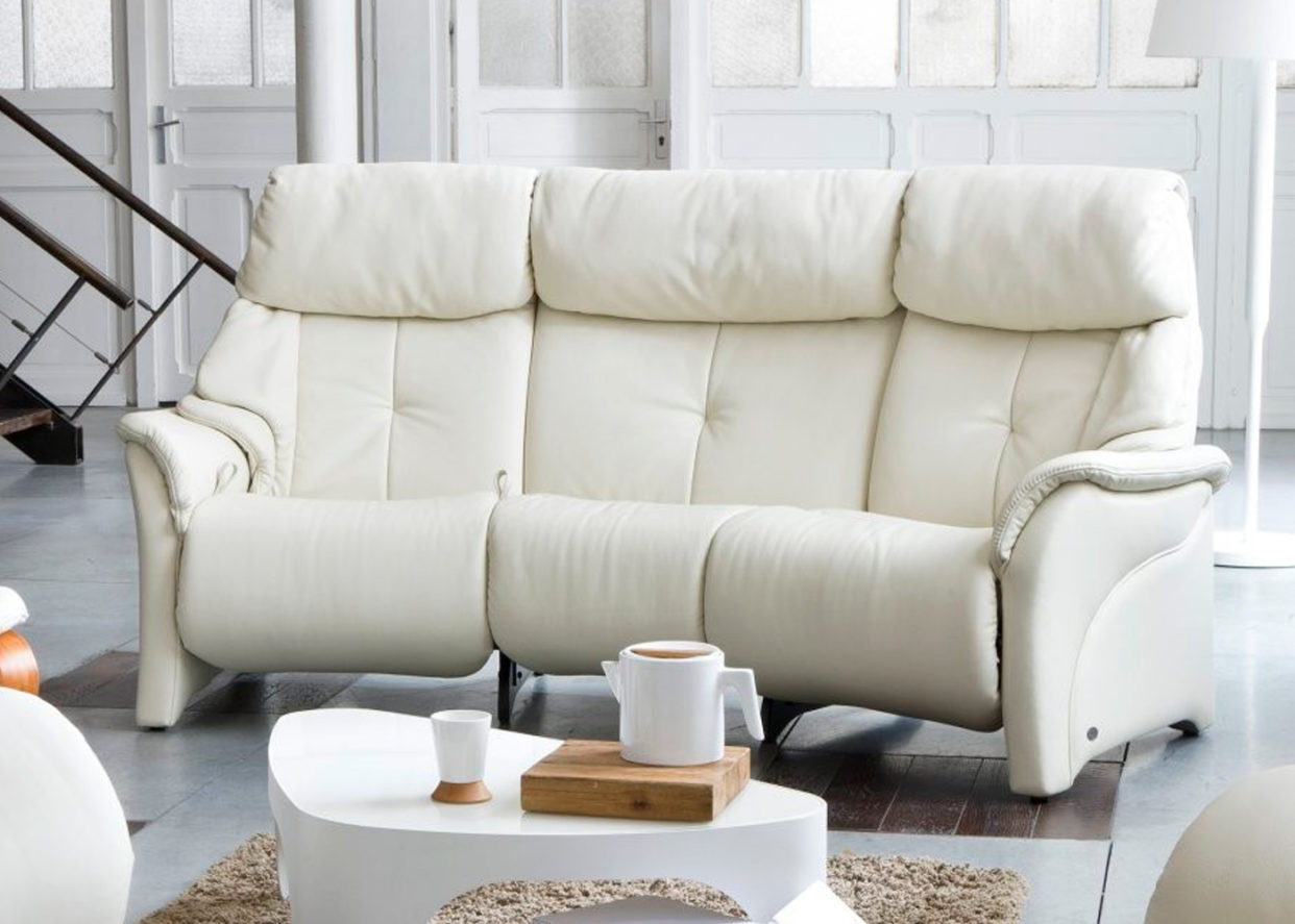 Himolla Chester 3 seater curved recliner