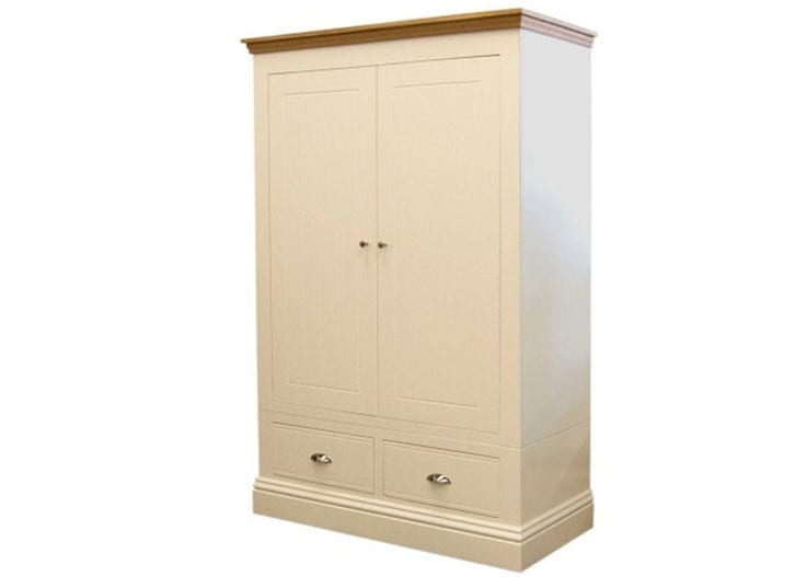 New Hampshire Large 2 Drawer Wardrobe