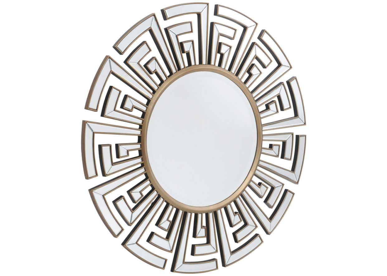 Libra round deco mirror