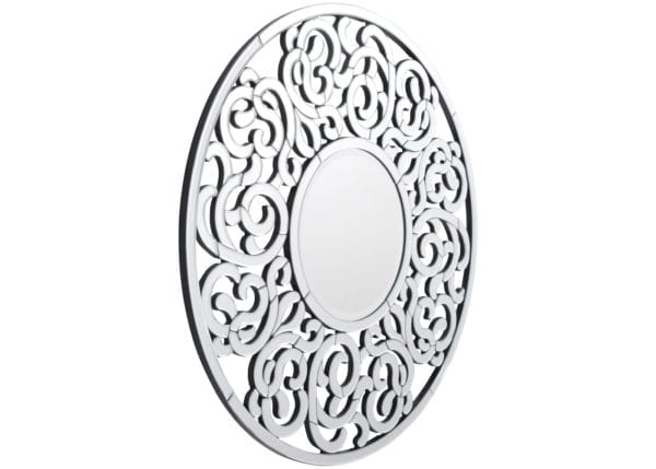 Libra round ornate mirror