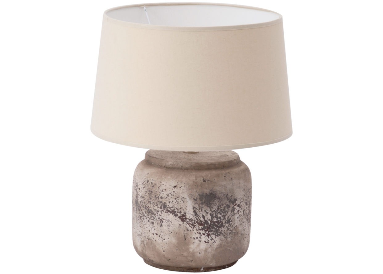 Libra Iolanthe small stone table lamp 