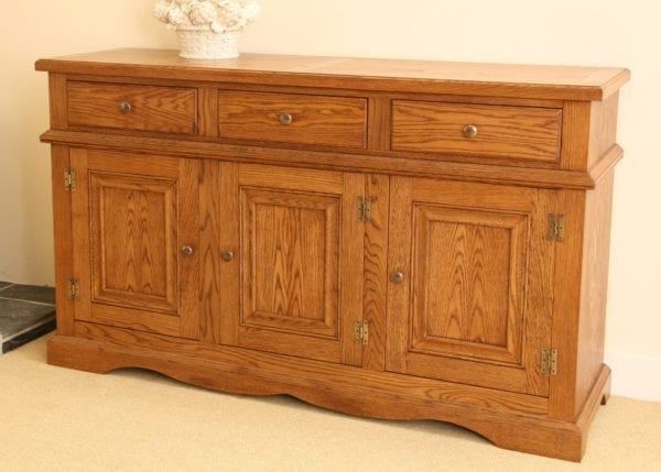 Andrena Marina 5' Wide Sideboard. 3 Drawer, 3 Door