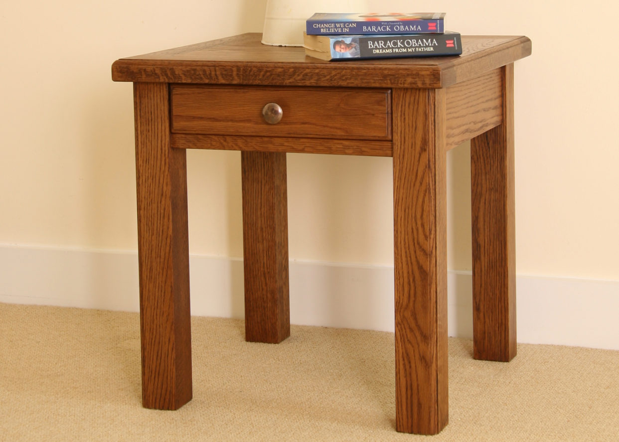 Andrena Lamp Table with Drawer