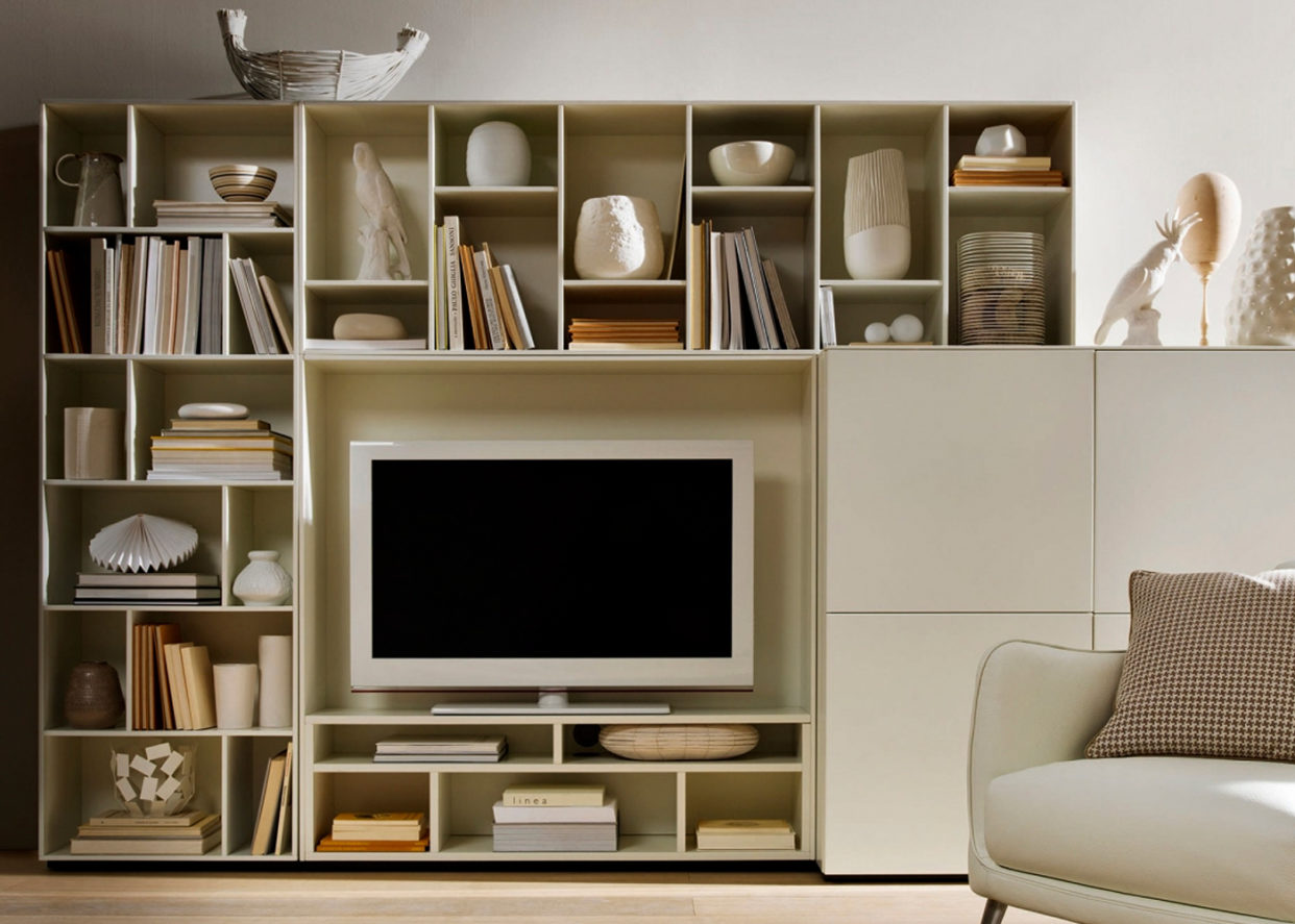 Natuzzi Novocento Modular Bookcase