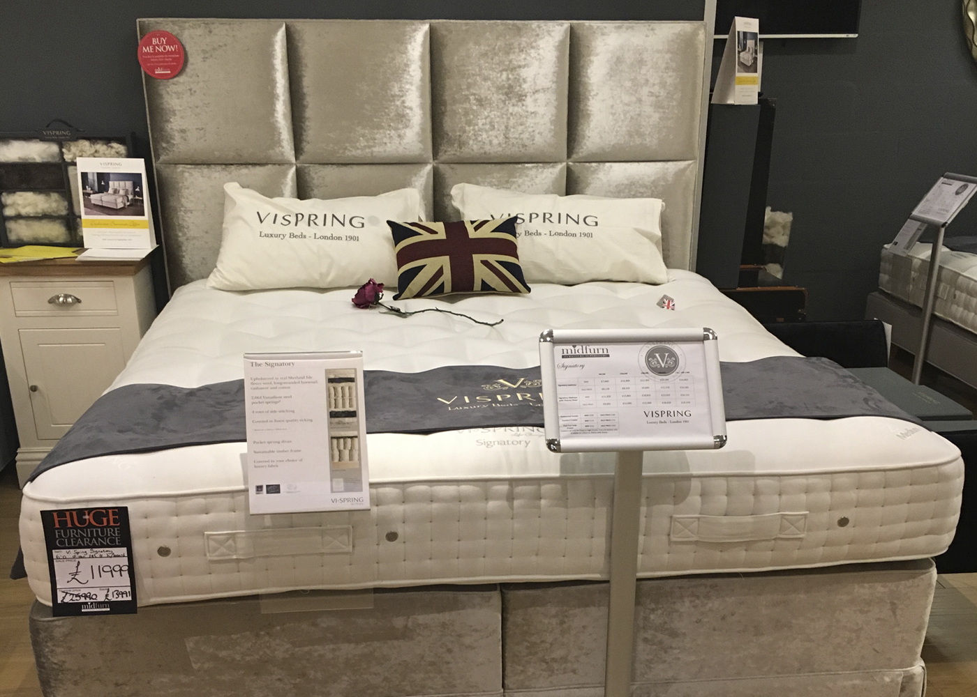 Vispring signatory shop