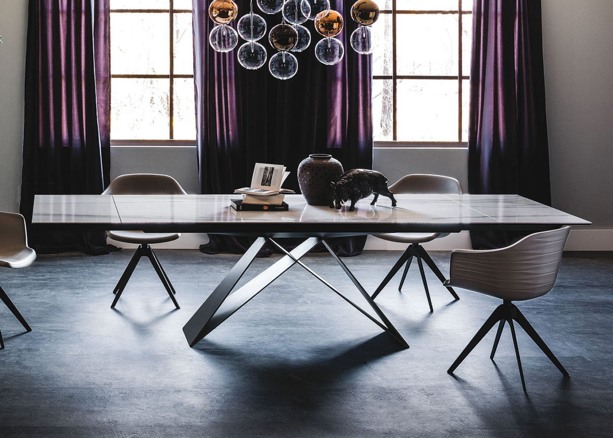 Cattelan Italia Premier Drive Calacatta Keramik Table