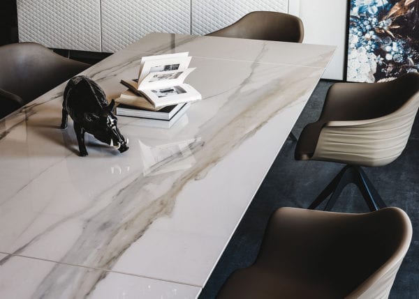 Cattelan Italia Premier Drive Calacatta Keramik Table2