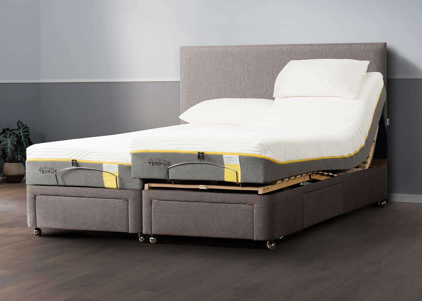 Tempur King Size Adjustable Bed 