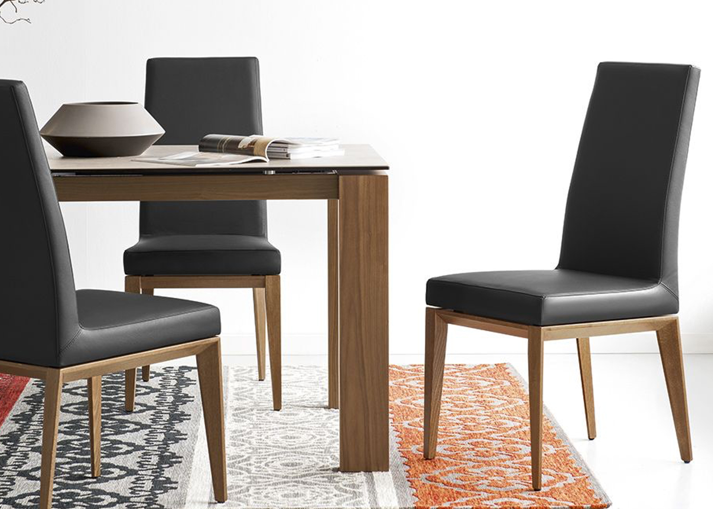 Calligaris Bess High Back Chair Midfurn Furniture Superstore