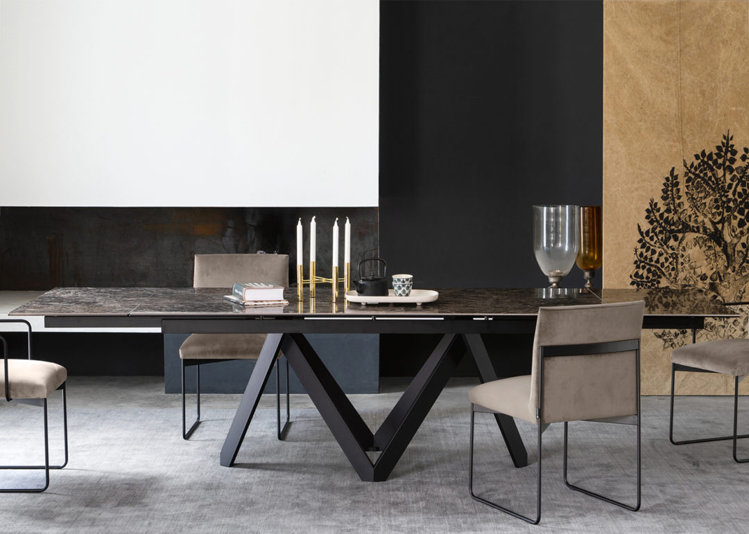 Calligaris Cartasio Ceramic Table Midfurn Furniture Superstore