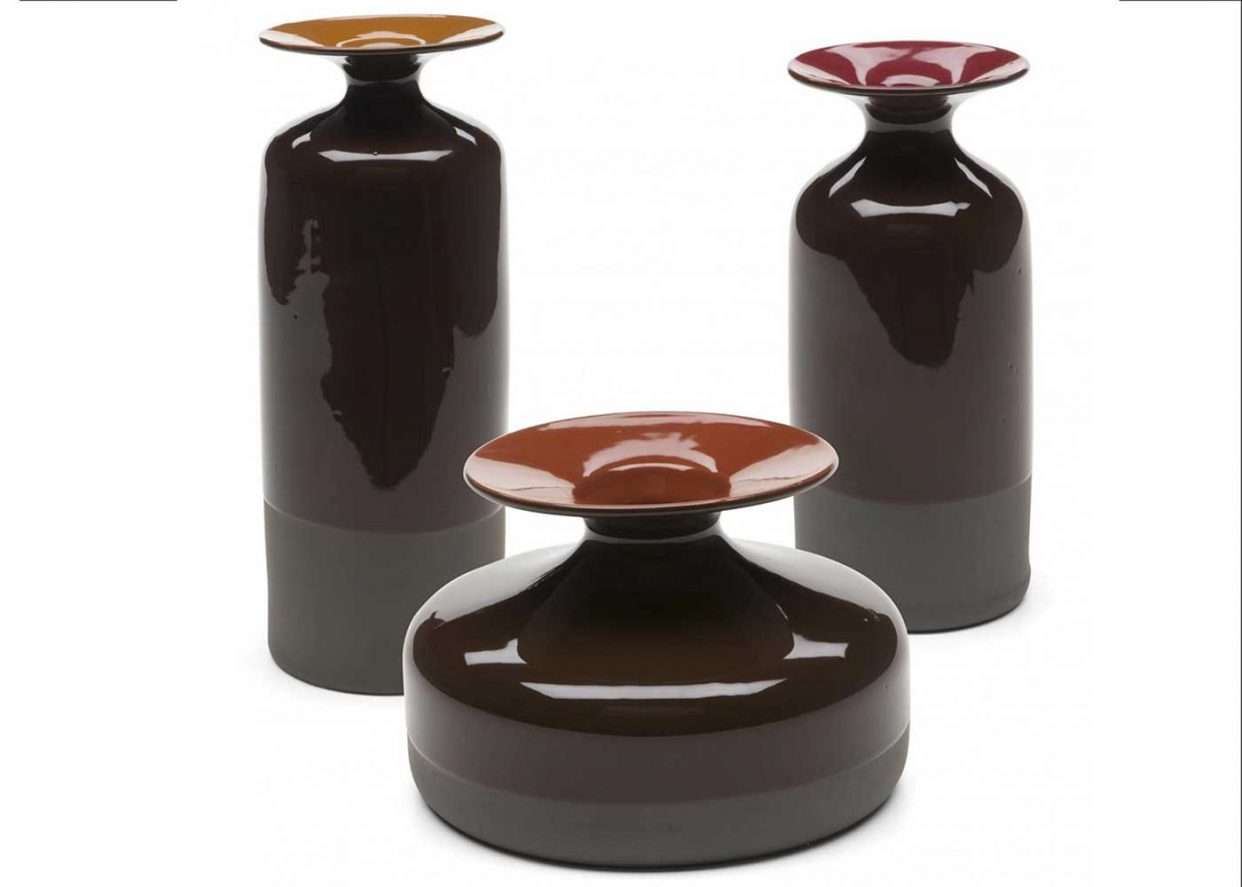 Natuzzi Stromboli Ceramic Vases