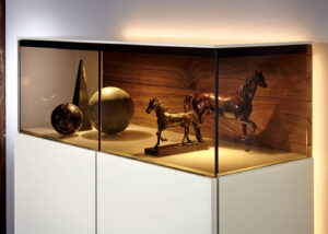 Hulsta Gentis 2 Door Glass Cabinet2