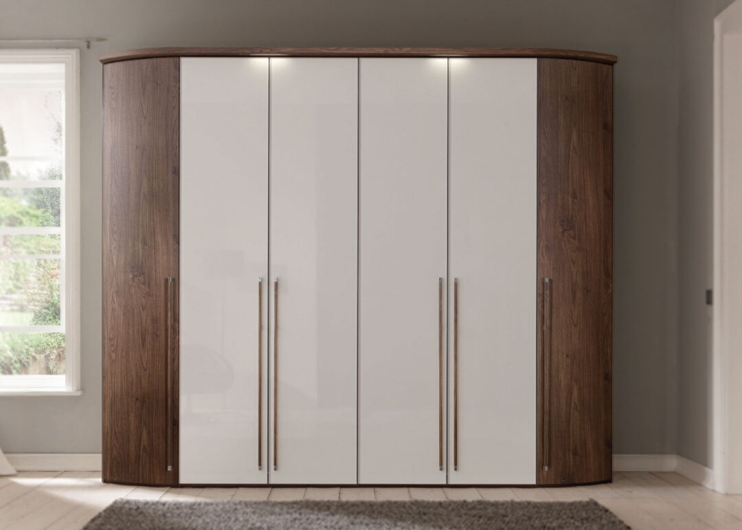 Nolte Möbel Horizon T100 Wardrobe with curved sides Midfurn Furniture