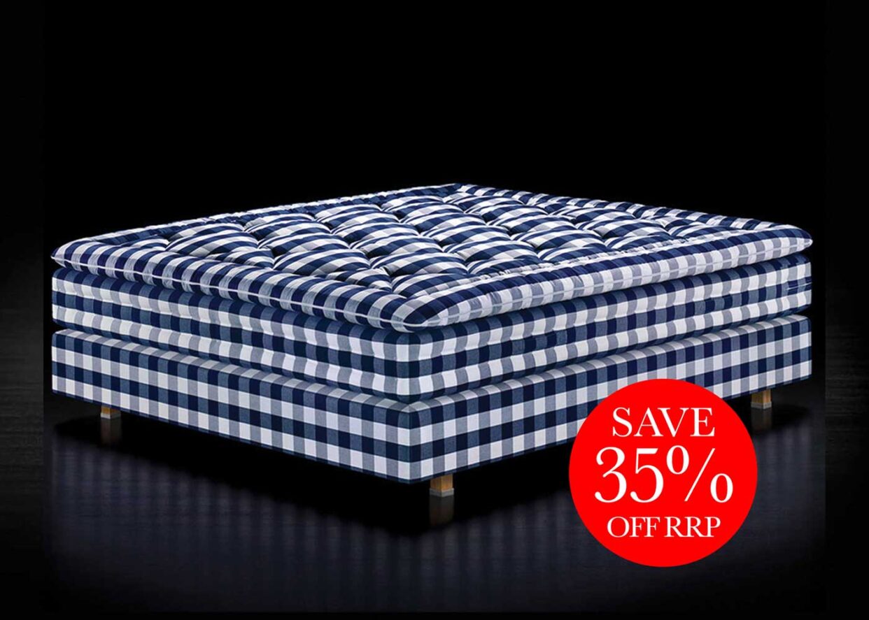 Hypnos Pillow Top Aurora king Size 2 Drawer Divan Set Midfurn