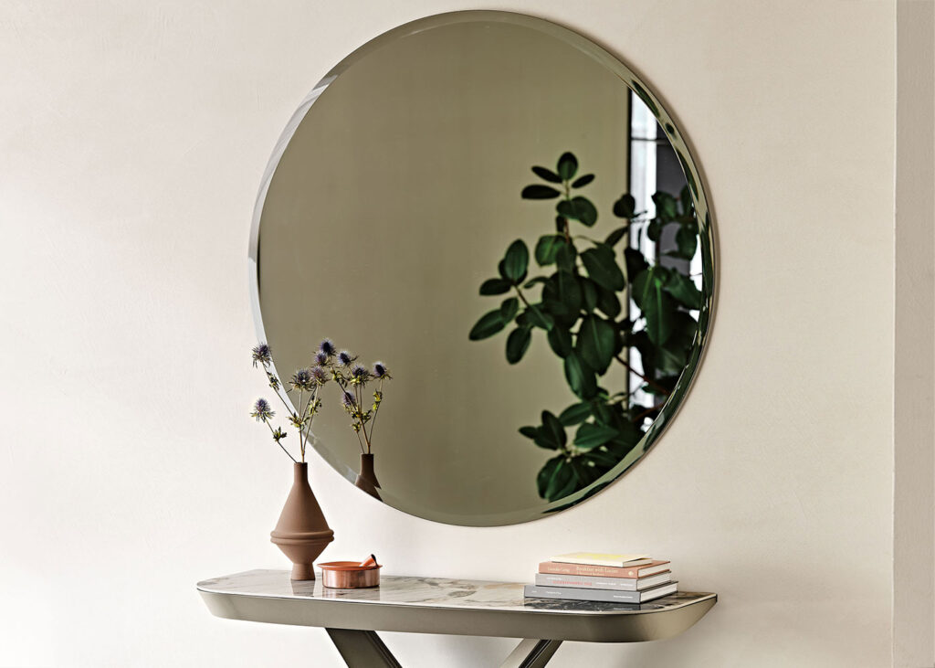 Cattelan Italia Hawaii Round Mirror Midfurn Furniture Superstore