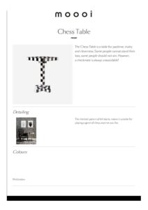Chess Table 1234