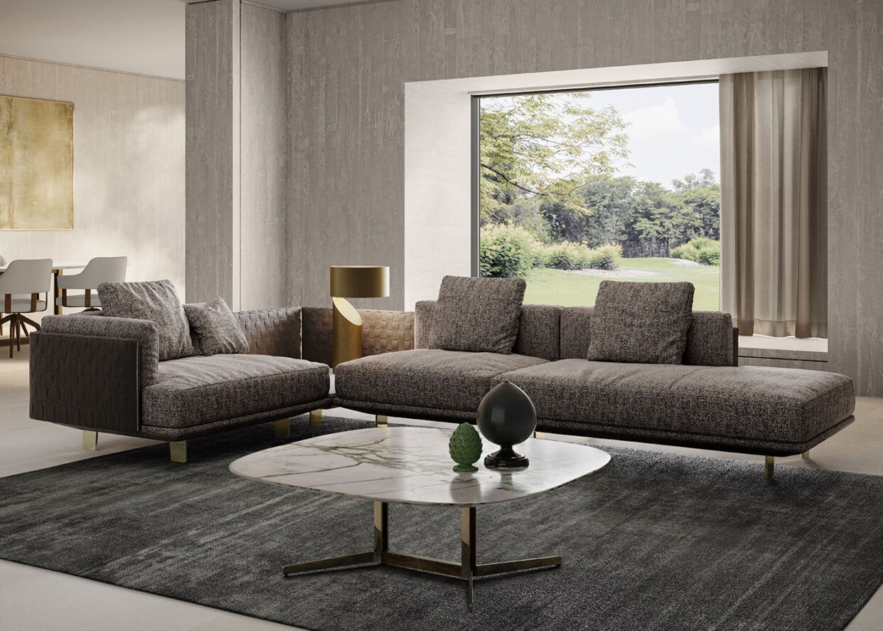 Natuzzi Campus Corner Sofa