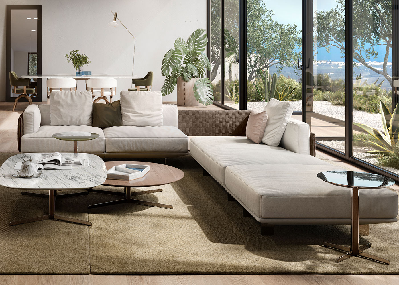 Campus cheap sofa natuzzi