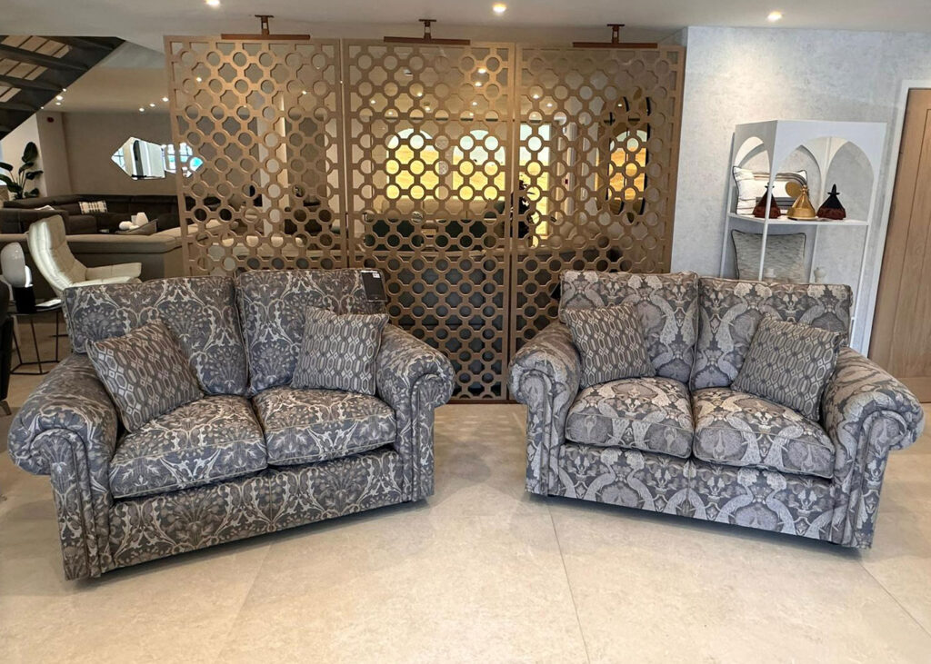 Duresta Waldorf 2 x 2 seater sofas Midfurn Furniture Superstore