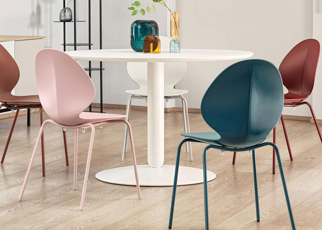 Calligaris Balance Circular Dining Table Midfurn Furniture Superstore