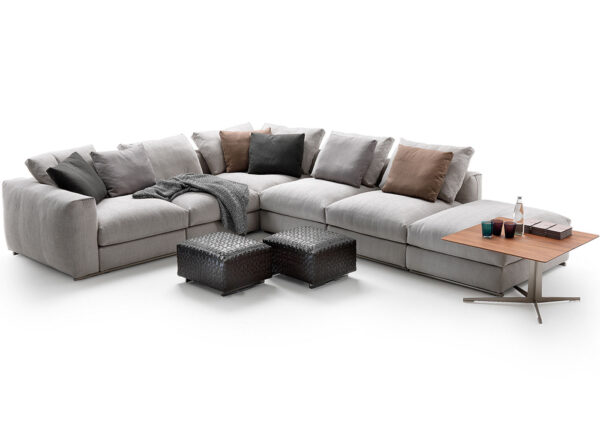 Flexform Asolo Corner 2 Plus 2 Open End Sofa