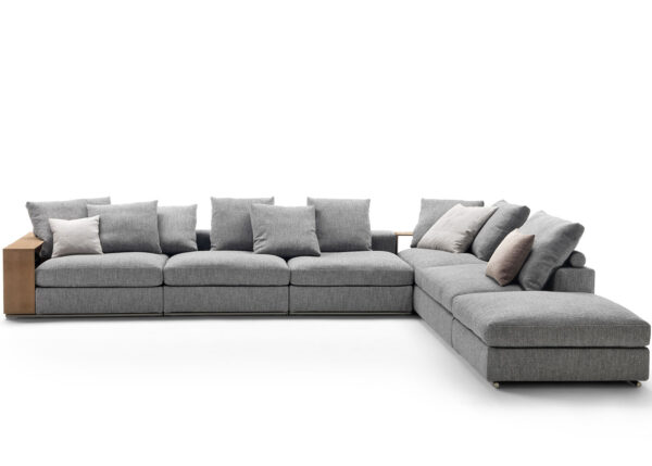 Flexform Groundpiece Corner Open End Sofa