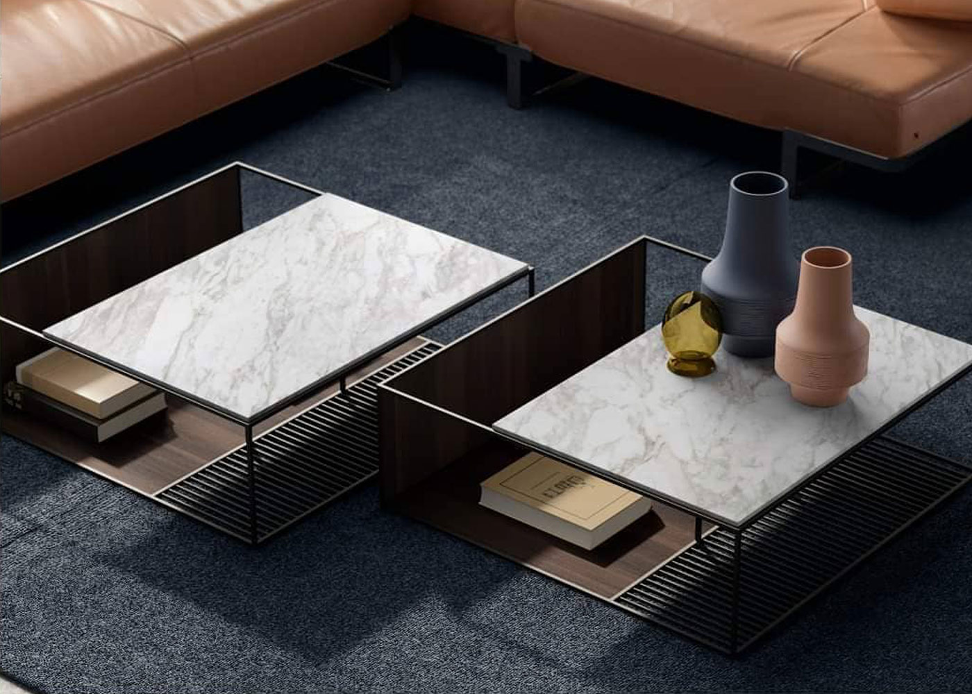 Natuzzi marble clearance coffee table