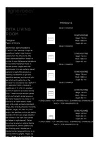 Dita Living Room Tearsheet