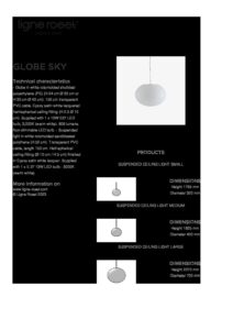 Globe Sky Tearsheet