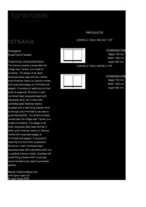 Istrana Tearsheet