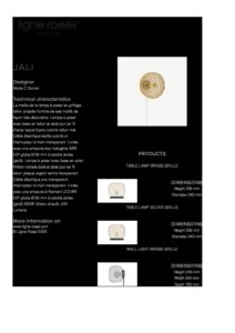 Jali Tearsheet
