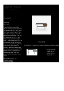 Tanis Tearsheet