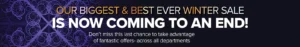 Winter Sale Ends Soon