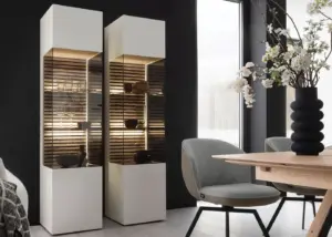 Yonna Tall Display Cabinets