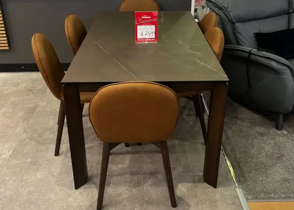 Calligaris Gate Table And 6 Riley Chairs2
