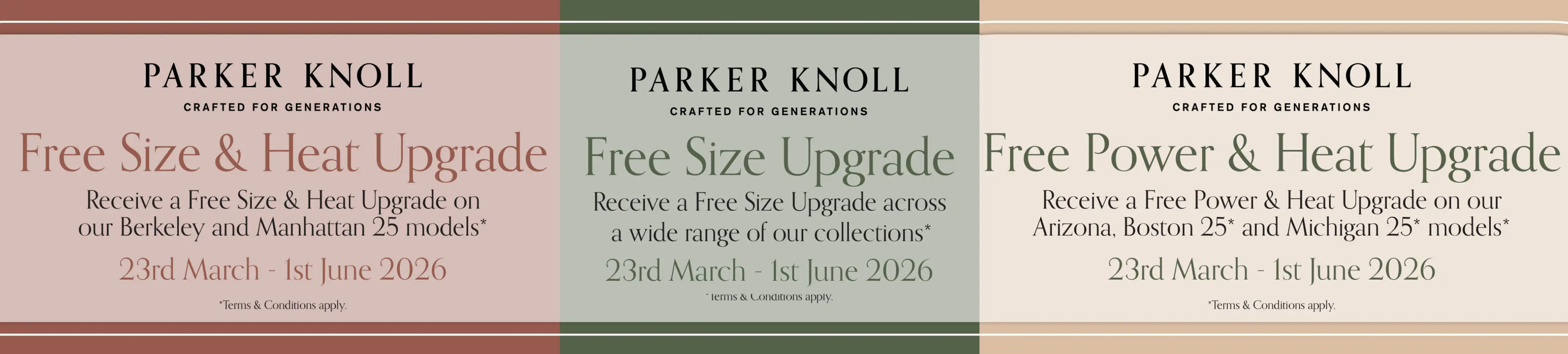 Spring Sale Parker Knoll PC