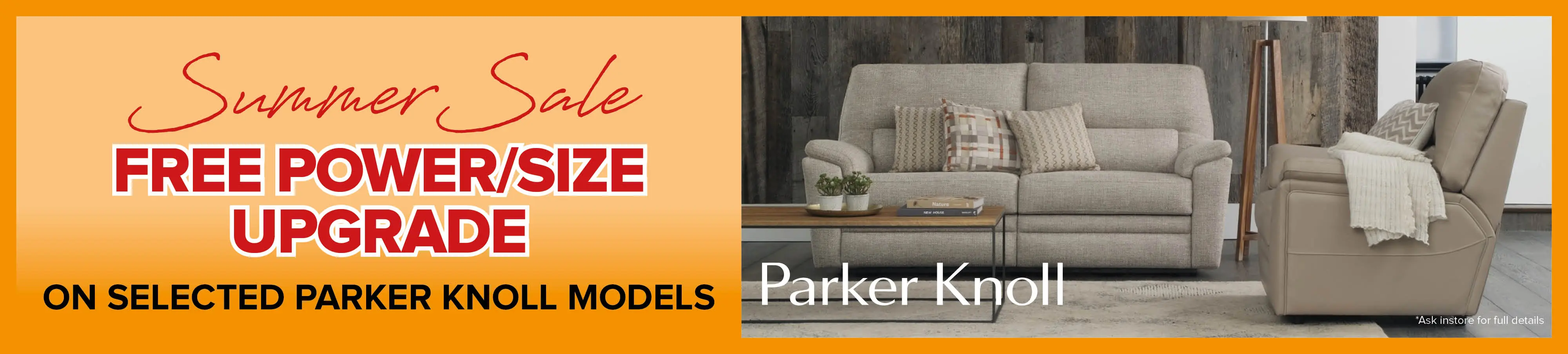Summer Sale PC Parker Knoll